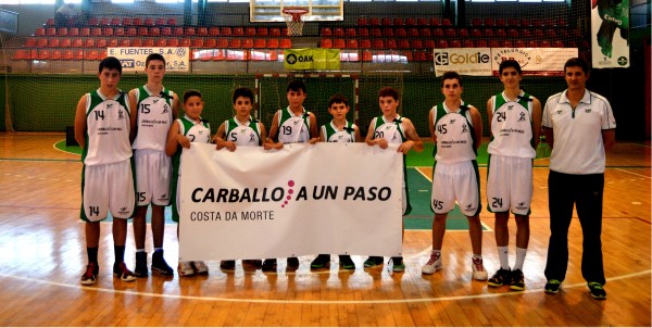 Categora infantil masculina de la Escola Basket Xiria